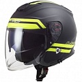Шлем LS2 OF521 Infinity Hyper Hi-Vis Titanic/Yellow