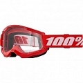 Мотоочки 100% Strata II Junior Red Clear Lens