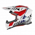 Шлем NOX N634 Storm White/Blue/Red