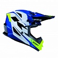 Шлем Kenny Racing Track Graphic Speed Blue/Yellow/White