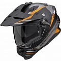 Шлем Scorpion ADF-9000 Air Feat Black/Silver/Orange