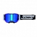 Мотоочки Kenny Racing Performance Evo 2 White/Black Mirror Lens