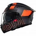 Шлем MT Atom 2 SV Strange C4 Black/Orange