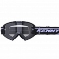 Мотоочки Kenny Racing Track Junior Black/White Clear Lens