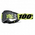 Мотоочки 100% Ride Accuri II Enduro Black/Yellow Dual Clear Lens