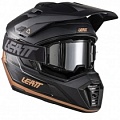 Шлем Leatt 7.5 Adventure Bronze + Мотоочки Leatt Velocity 2.5 Silver Lens