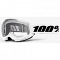 Мотоочки 100% Strata II White Clear Lens