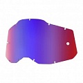 Линза к очкам 100% RC2/AC2/ST2 Replacement Mirror Red/Blue Lens Anti-Fog
