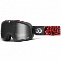 Мотоочки 100% Barstow House Industries Black/Red Mirror Silver Lens