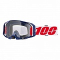 Мотоочки 100% Ride Armatic Mach Z Blue/Red/White Clear Lens