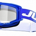 Мотоочки Just1 Vitro Blue/White Clear Lens